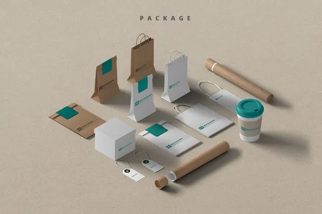 超级等距场景样机模板[100+电子设备/包装/纸张/文具物体] Mockupper Isometric插图(5)