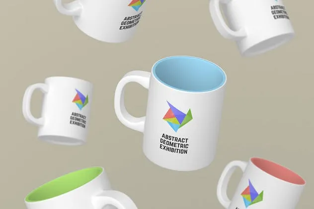 高品质时尚的马克杯样机套装 Mugs Mockups Pack插图(6)