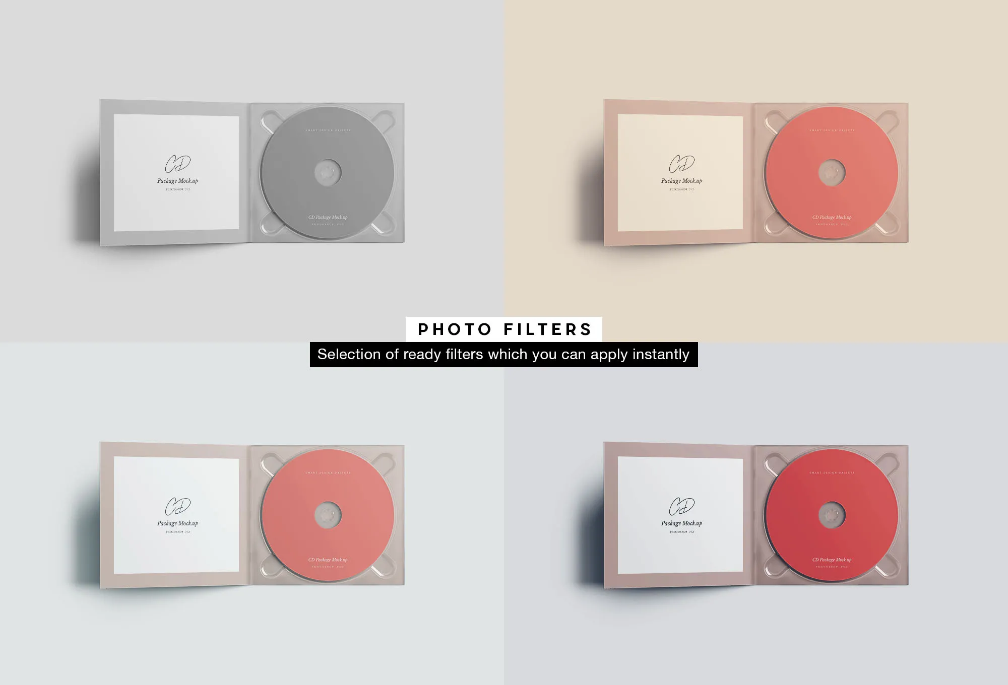 CD/DVD光盘盒设计效果图样机 7 CD Case Mockups PSD插图(9)