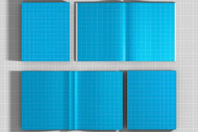 简装软封面杂志书样机 Book Mock-up插图(6)