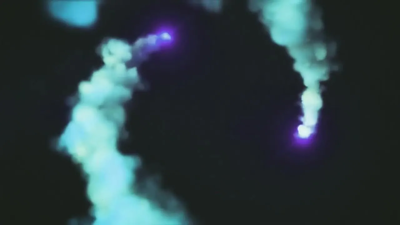 彩色烟雾螺旋徽标显示像素设计精选AE模板