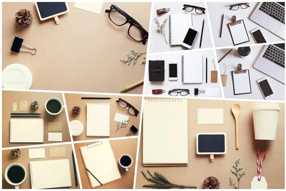 20款扁平风桌面场景样机 20 Flat lay styled desk mockups插图(2)