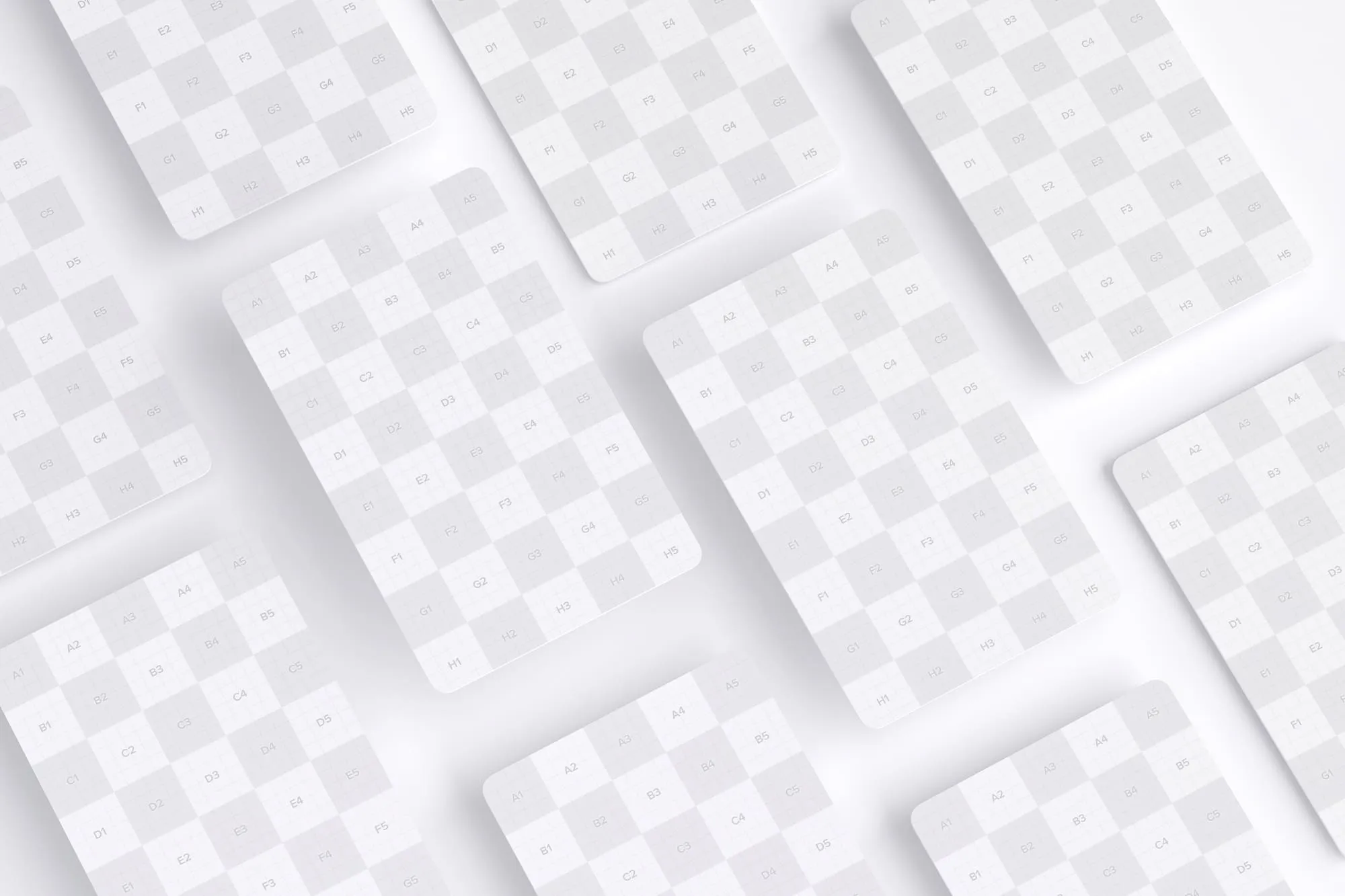 礼品积分卡卡片设计效果图等距样机模板09 Gift Card Mockup 09插图(2)