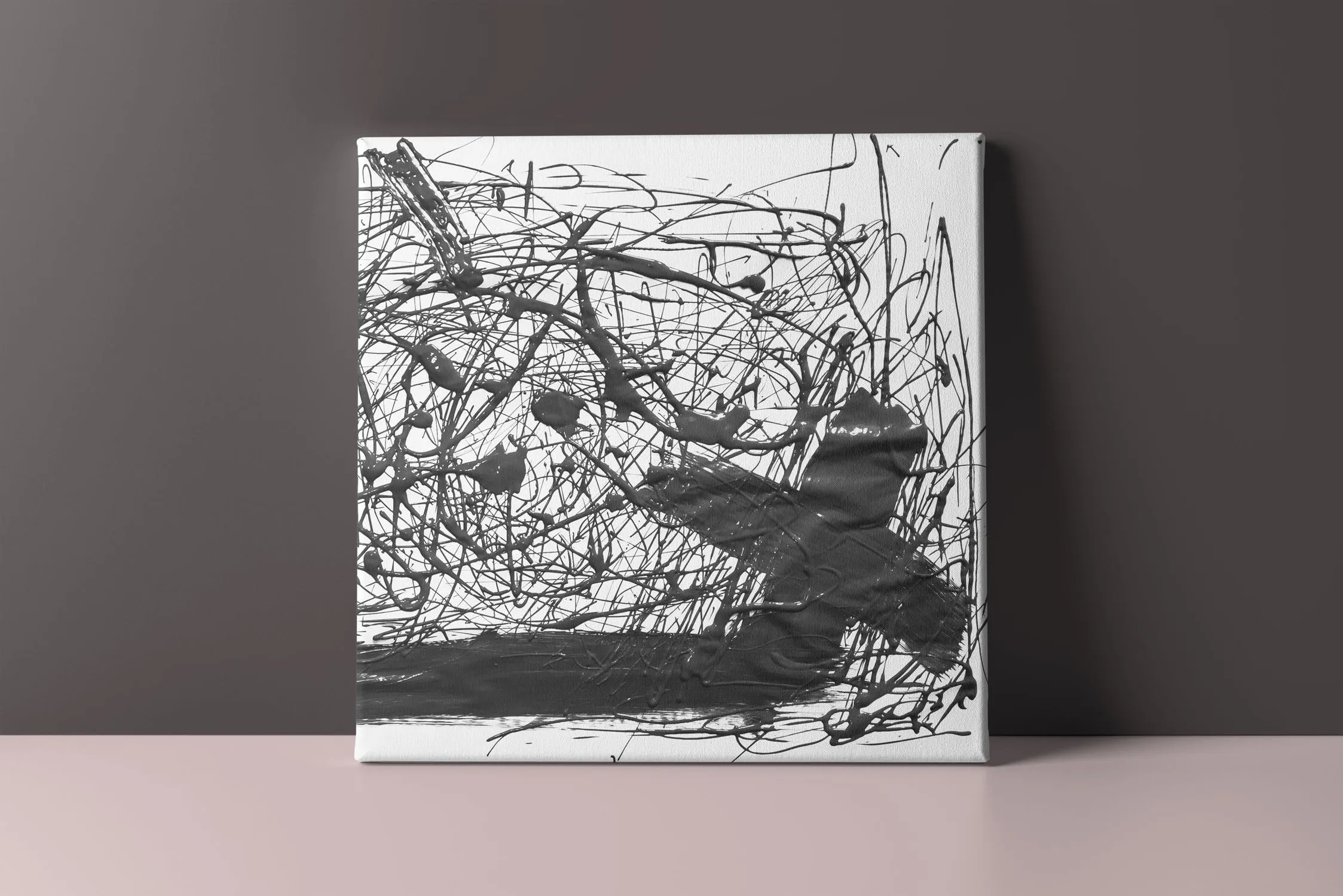 艺术创作展览画布样机v3 Canvas Mock-up 3插图(7)