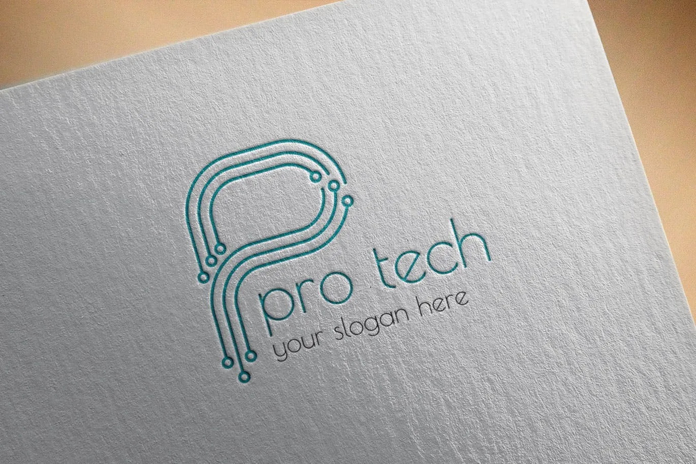 字母P创意图形企业Logo设计素材库精选模板 Letter Based Business Logo Template插图(2)