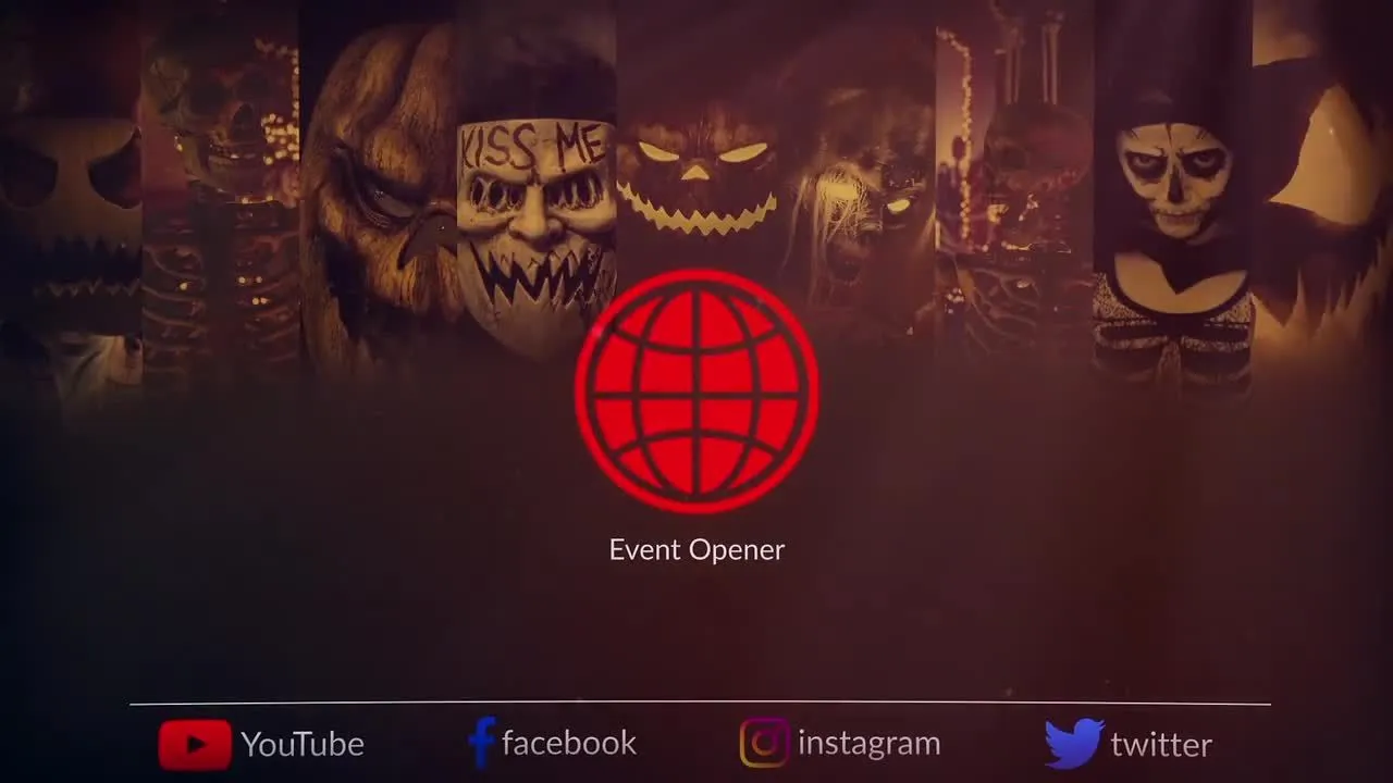 现代独特黑暗的动态动画开场白像素设计精选AE模板