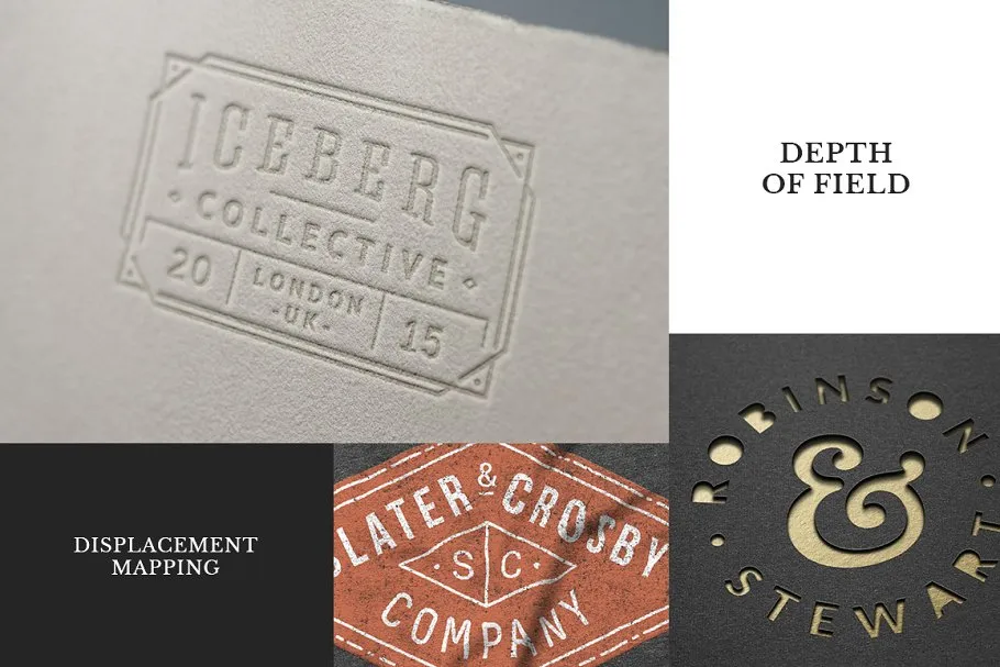 10款精致Logo/徽章样机模板 10 Logo/Badge Mock-Ups Vol.4插图(3)