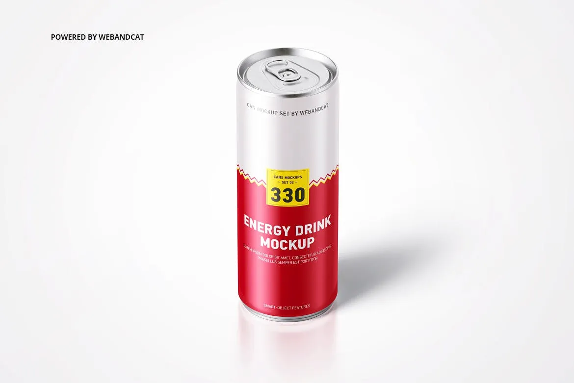 功能性能量饮料罐头外观设计样机 Energy Drink Can Mock-up插图(3)