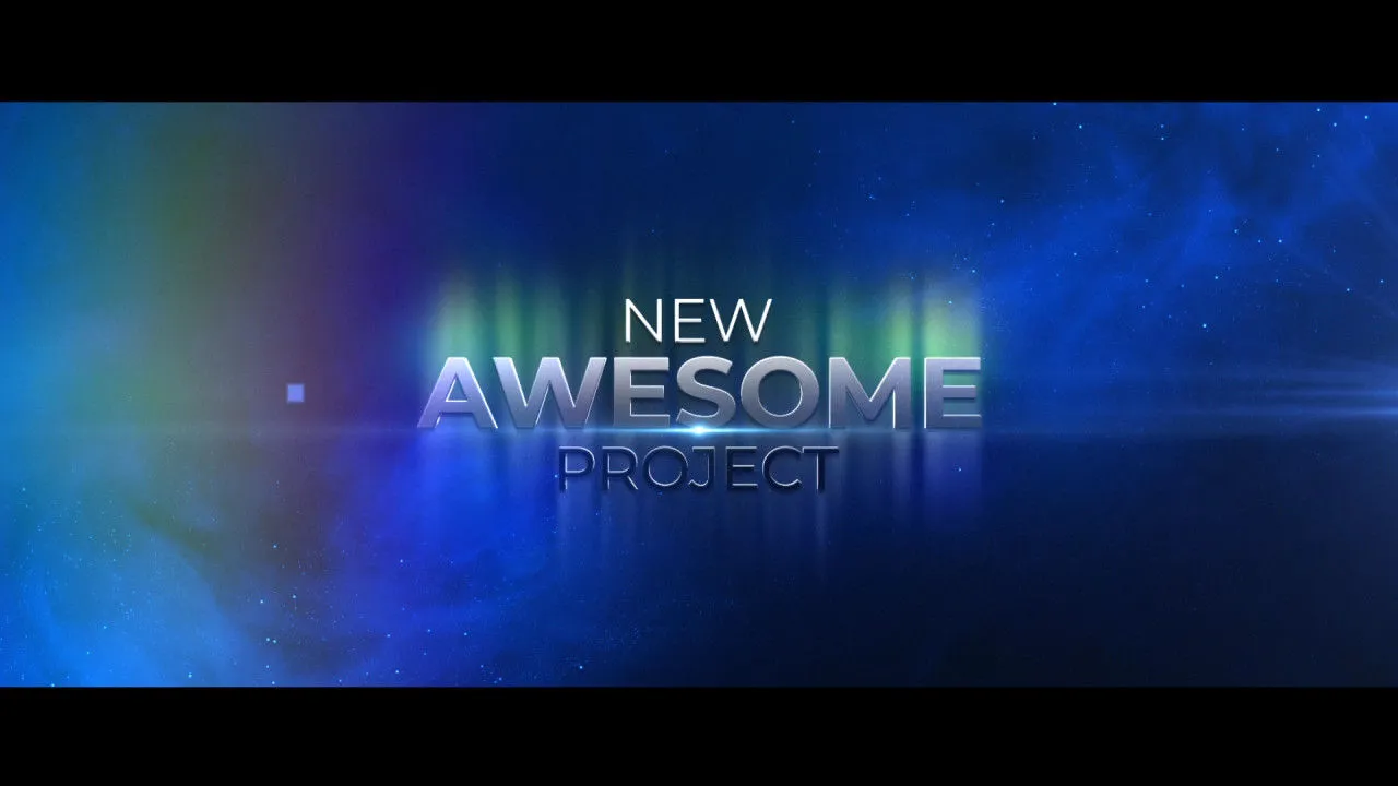 史诗预告片简介像素设计精选AE模板