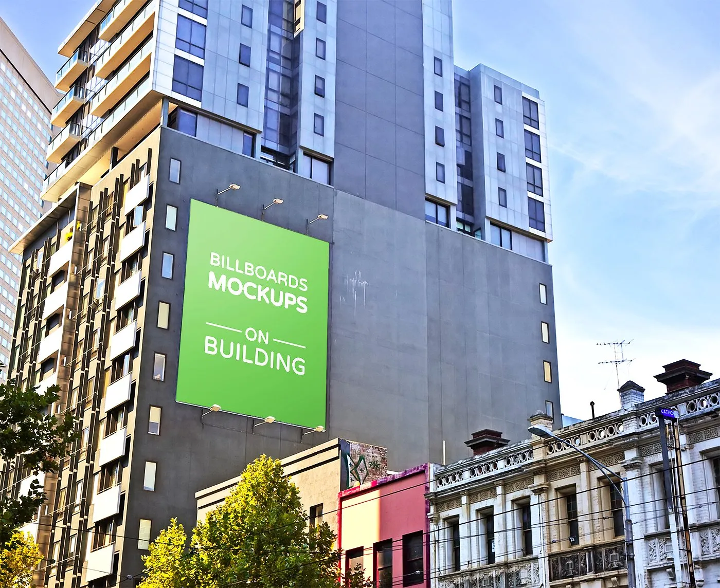 建筑物的广告牌样机展示模型mockups插图(12)