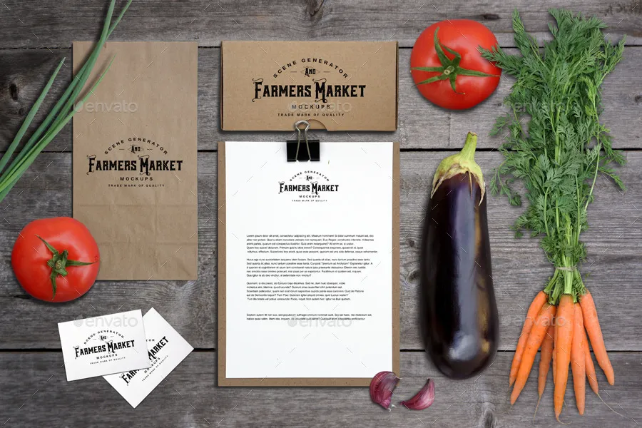 Farmers Market Scene Generator农贸市场场景生成器 1.56 GB[psd]插图(8)