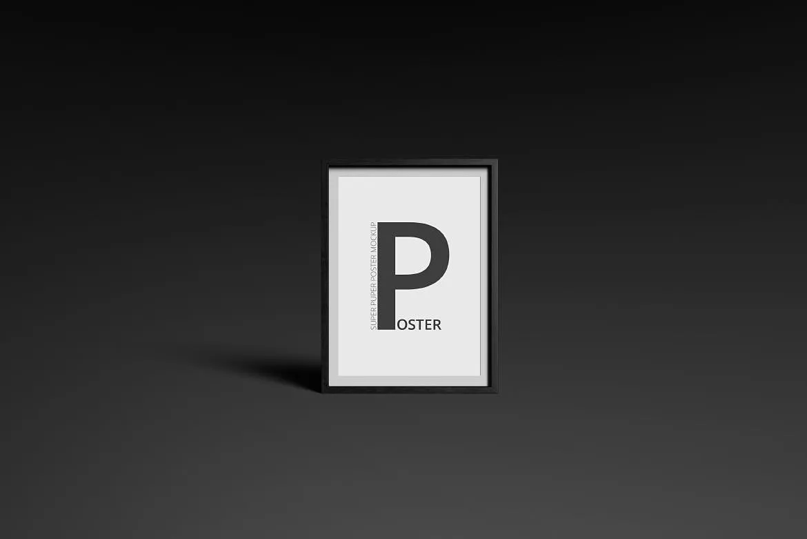 A3/A4规格海报设计画框样机模板 A3 / A4 Poster Mock-up插图(9)