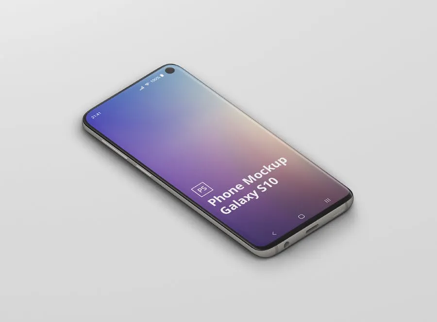 三星Galaxy S10智能手机素材库精选样机模板 Phone Mockup Galaxy S10插图(10)