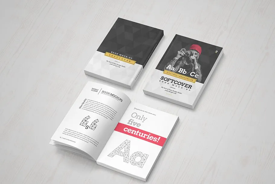 软封面书籍样机 Softcover Edition / Book Mock-Up插图(7)