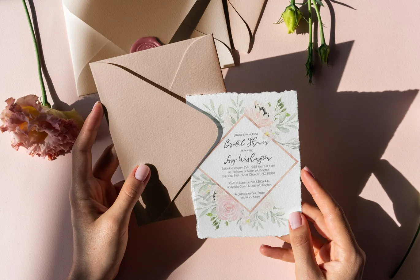 婚礼邀请设计素材效果预览样机套装 Wedding Day Mock-Up Tenderness插图(1)