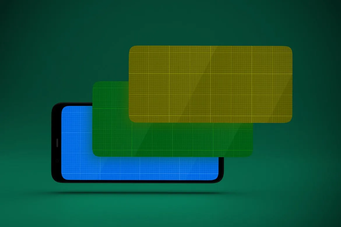 谷歌Pixel 4手机屏幕预览效果图素材库精选样机v2 Pixel 4 Mockup V.2插图(9)