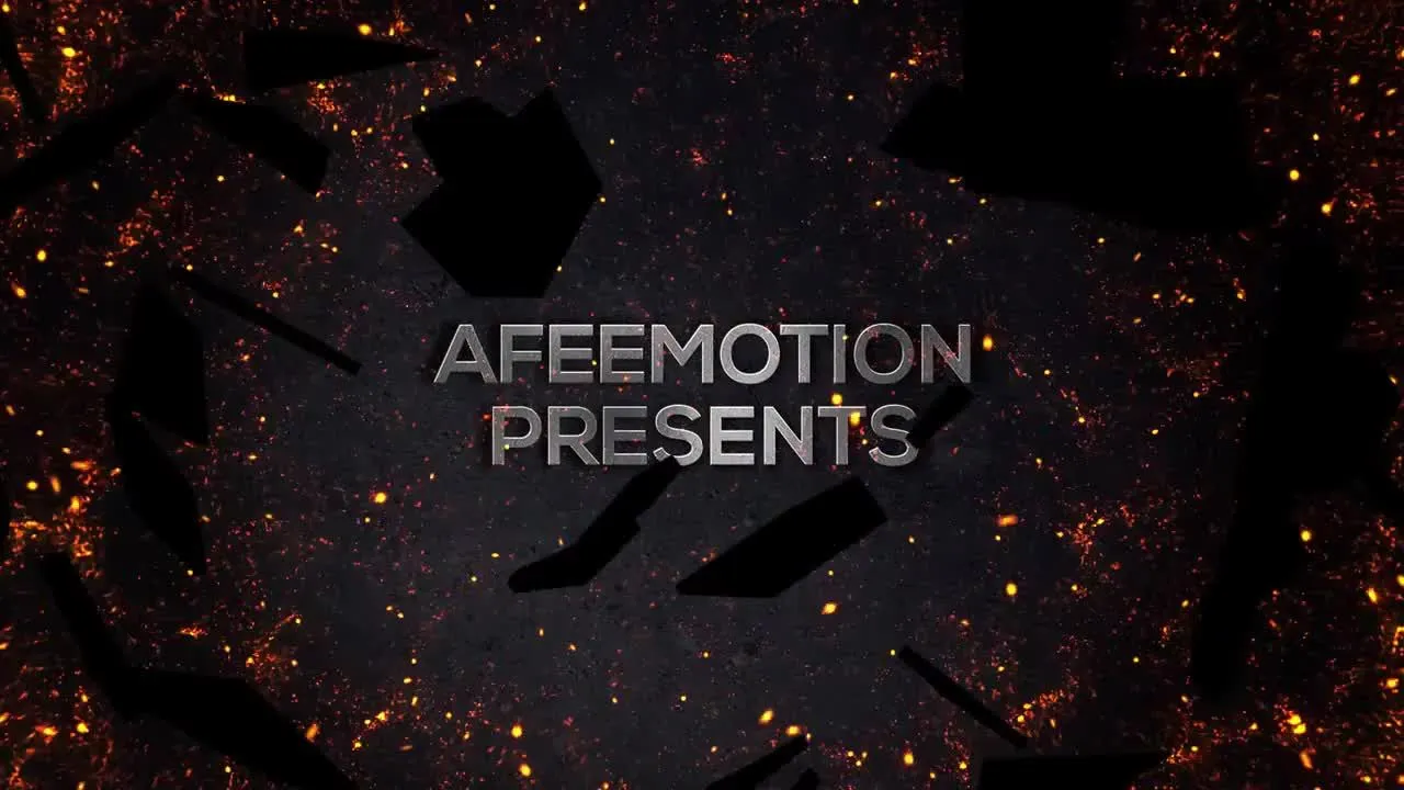 屏幕粉碎效果动画像素设计精选AE模板