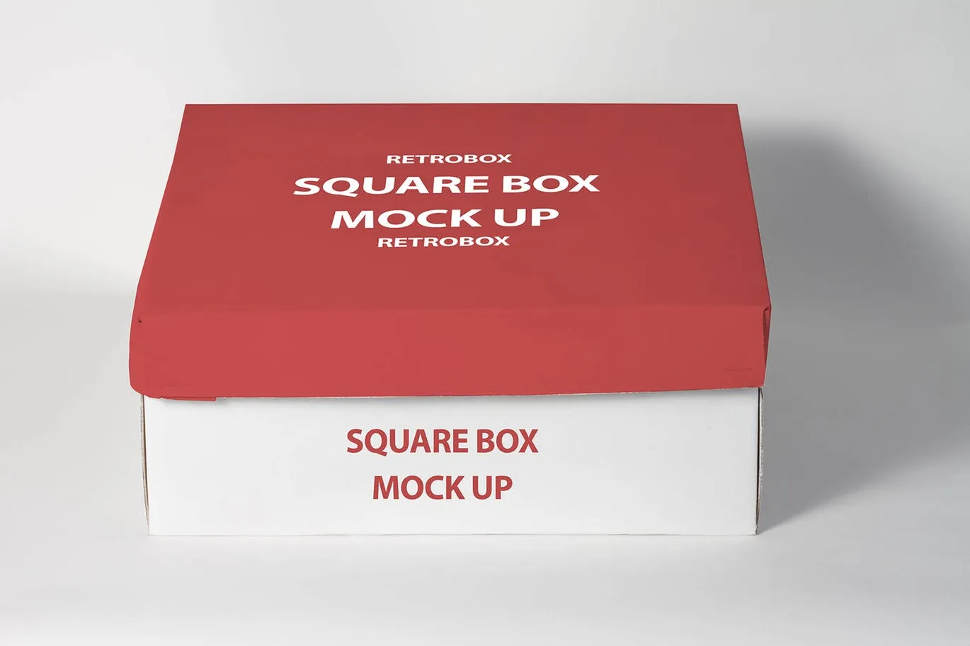 高品质的正方形的包装盒子VI样机展示模型mockups插图