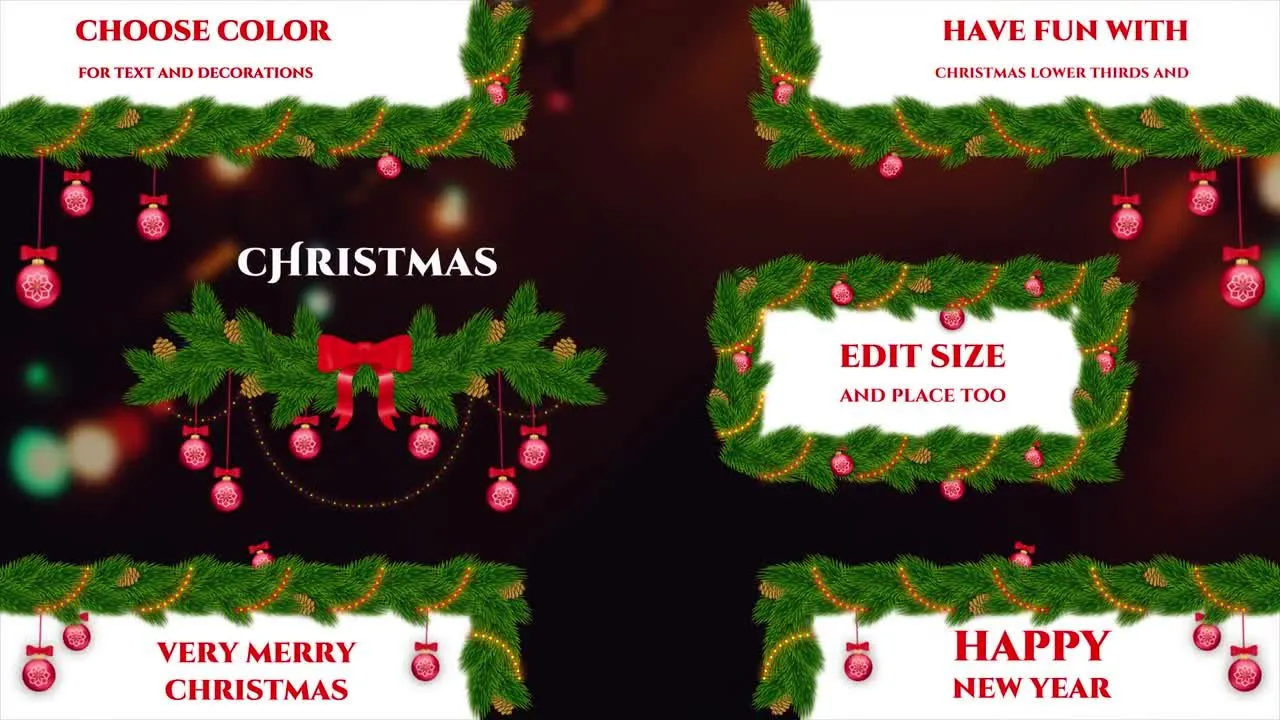 6个优雅标题动画像素设计精选AE模板