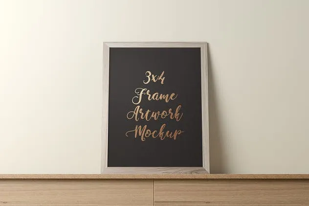 实木画框样机模板 Frame Artwork Set插图(4)