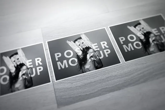 逼真A4海报样机模板 A4 / Poster Mock-up插图(7)