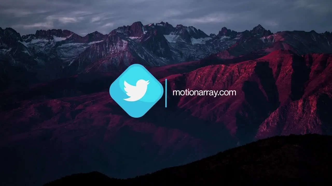 快速简短的旋转平面徽标像素设计精选AE模板