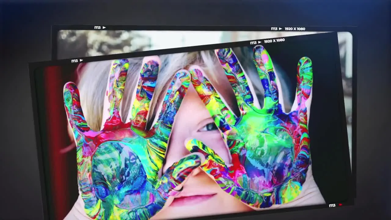 快乐动态幻灯片像素设计精选AE模板