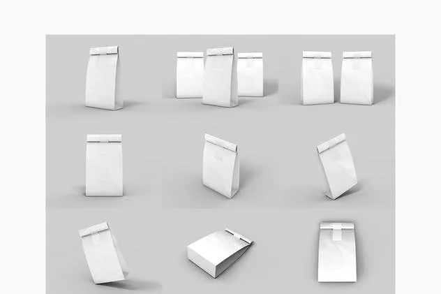 纸袋食物包装外观样机 Paper Bag MockUp插图(9)