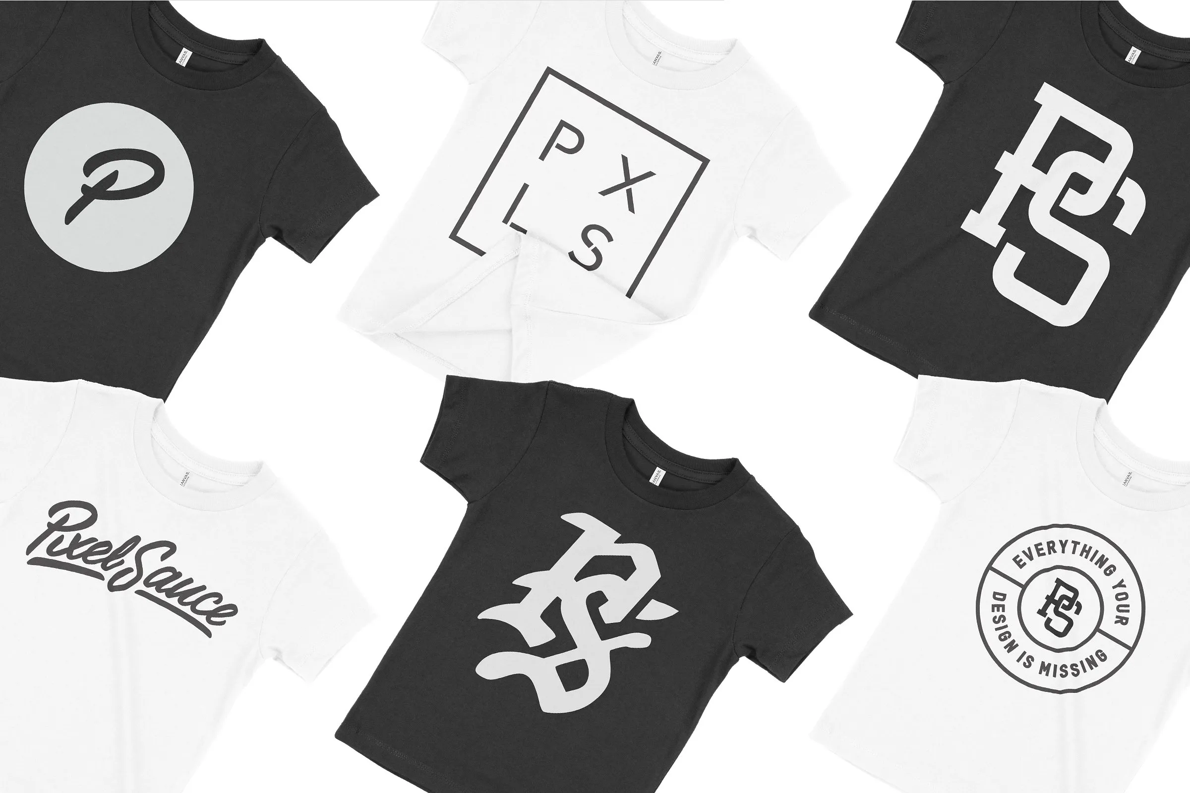 儿童休闲运动款T恤服装样机 Bella Canvas 3001T Toddler T-Shirt插图(1)