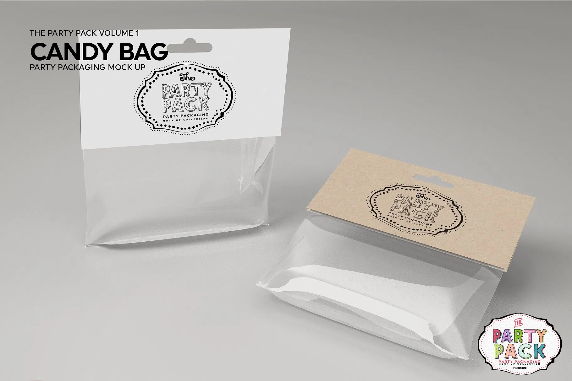 高品质的糖果包装袋展示样机 Candy Bag Packaging Mockup [psd]插图(1)