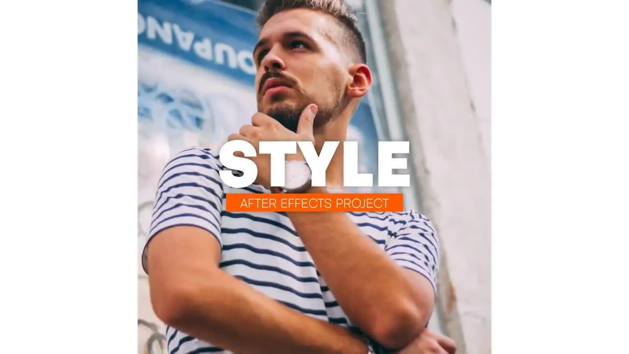 文字动画炫耀照片像素设计精选AE模板