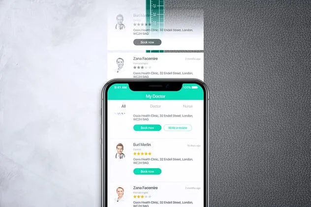 iPhone X应用程序演示设备样机V.1 Animated iPhone X MockUp V.1插图(4)