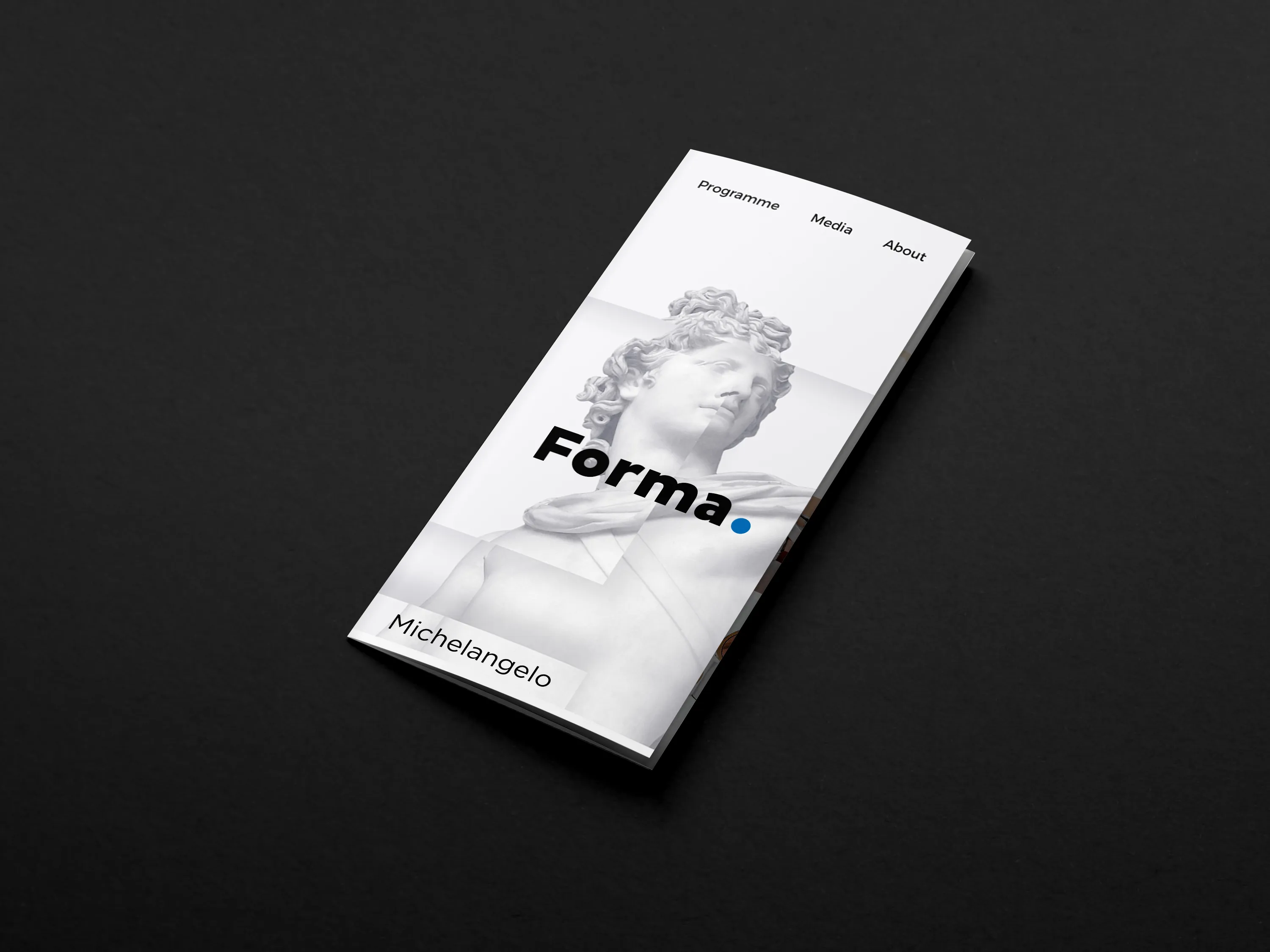 时尚三折叠宣传单样机 Fashion Trifold Mockup插图(6)