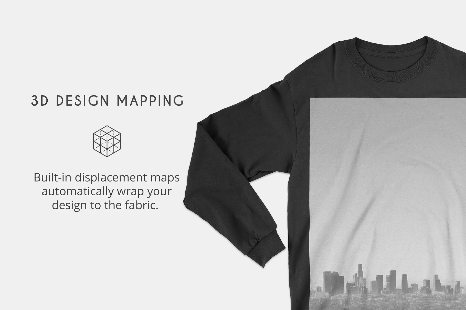 长袖圆领T恤样机 Gildan 2400 Long Sleeve Mockups插图(5)