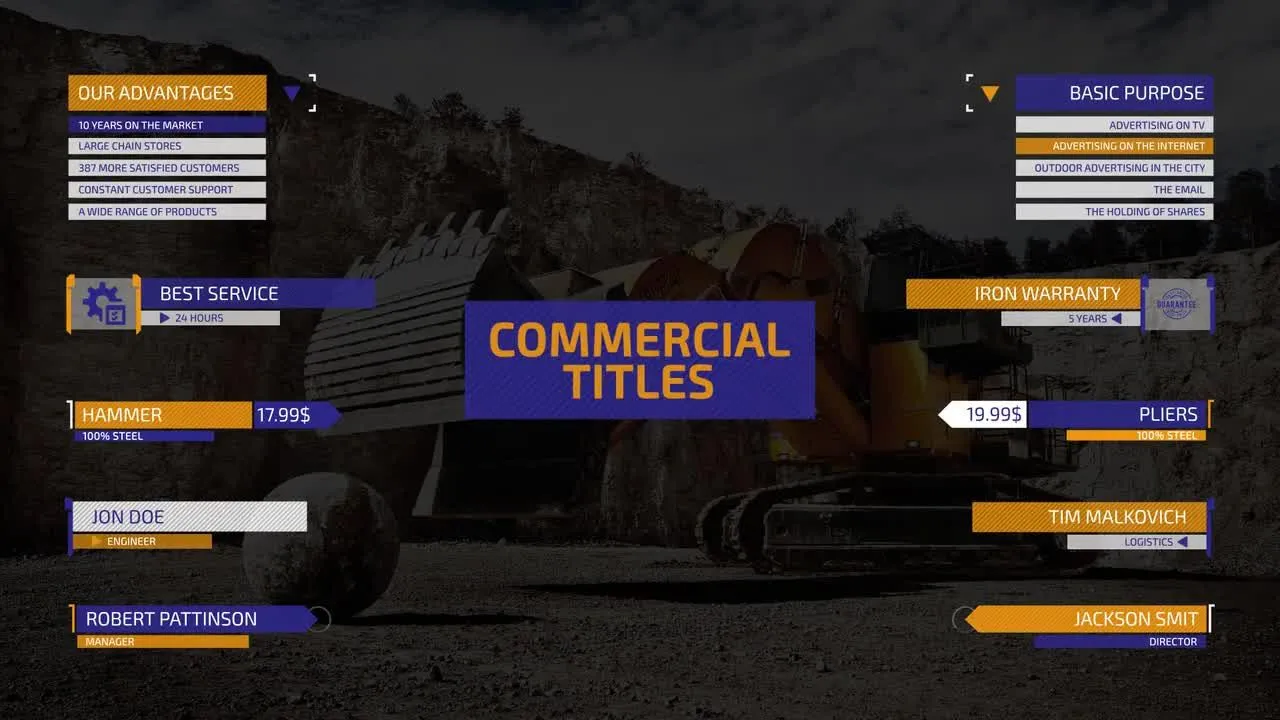 10个适用于任何企业或商业视频标题像素设计精选AE模板