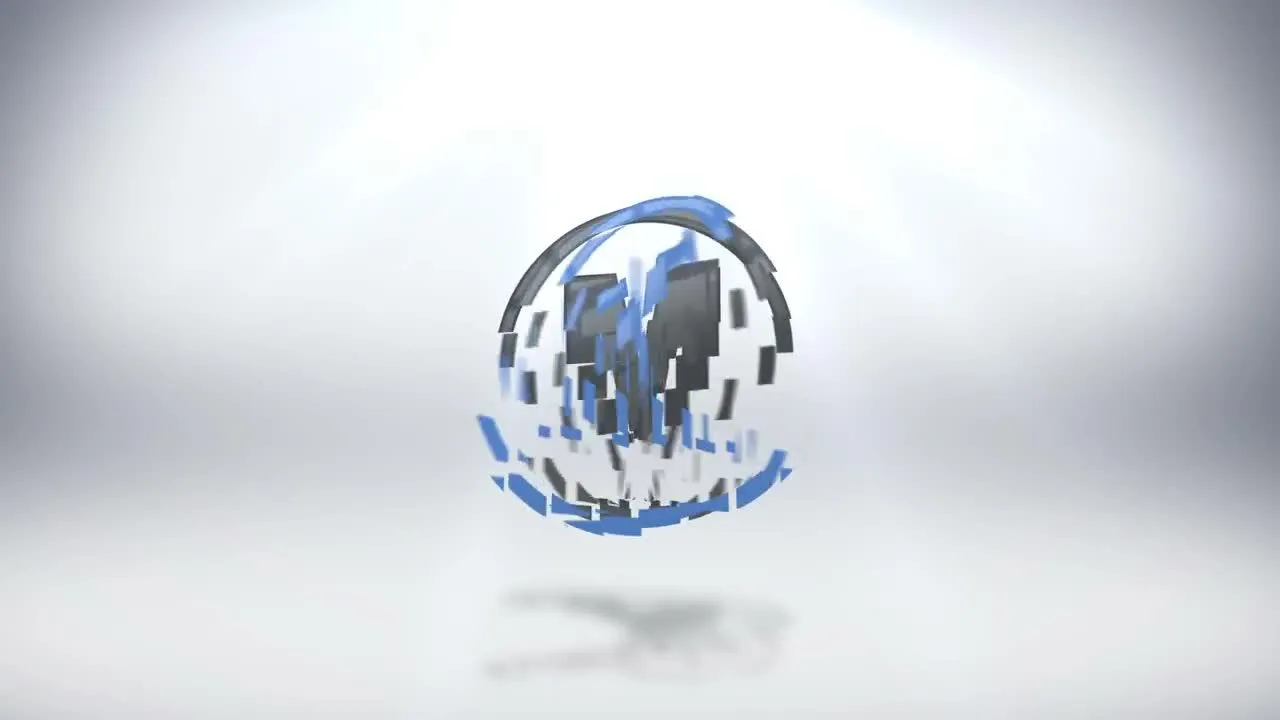 优雅设计徽标像素设计精选AE模板