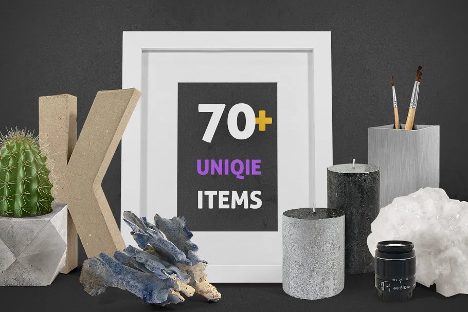 画框相框艺术场景设计工具包 Framed Art Scene Creator插图(2)