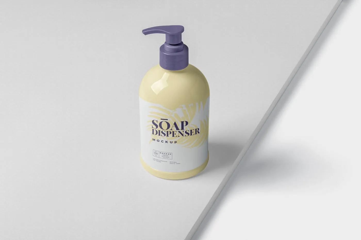 沐浴露洗发水按压瓶外观设计样机模板 Soap Dispenser Mockup – Big Size插图(3)