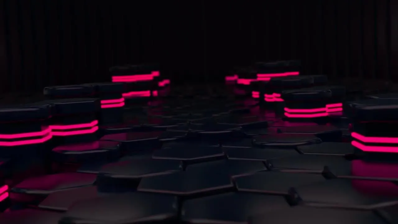 超现代明亮的高科技徽标技术像素设计精选AE模板