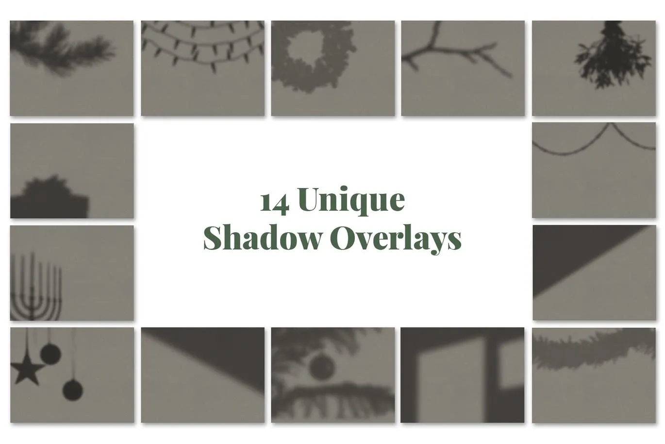 场景化照片装饰样机素材库精选模板 Holiday Card Mockup Creator插图(2)