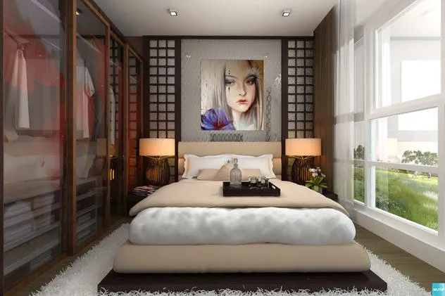 室内墙壁艺术海报框架样机Vol.1 Interior With Poster Frames Mockup Vol.1插图(2)