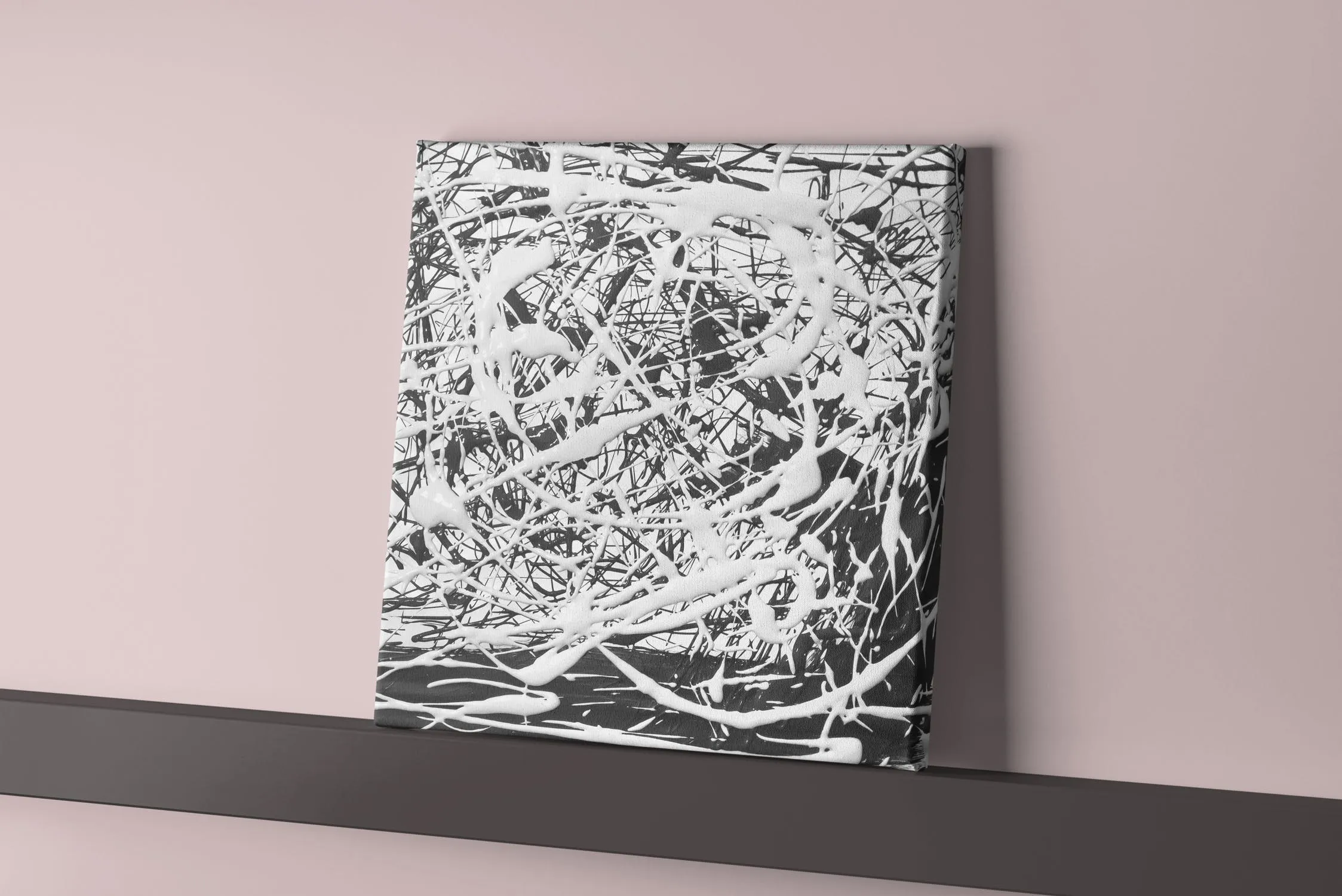 艺术创作展览画布样机v3 Canvas Mock-up 3插图(6)