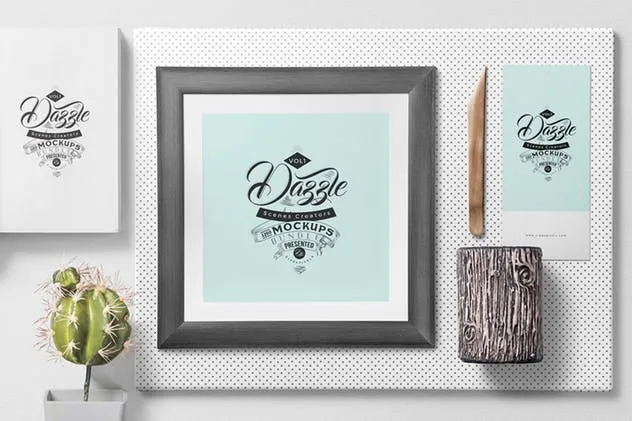 摄影艺术画框样机场景 Picture Frame Mockup Scenes插图(1)