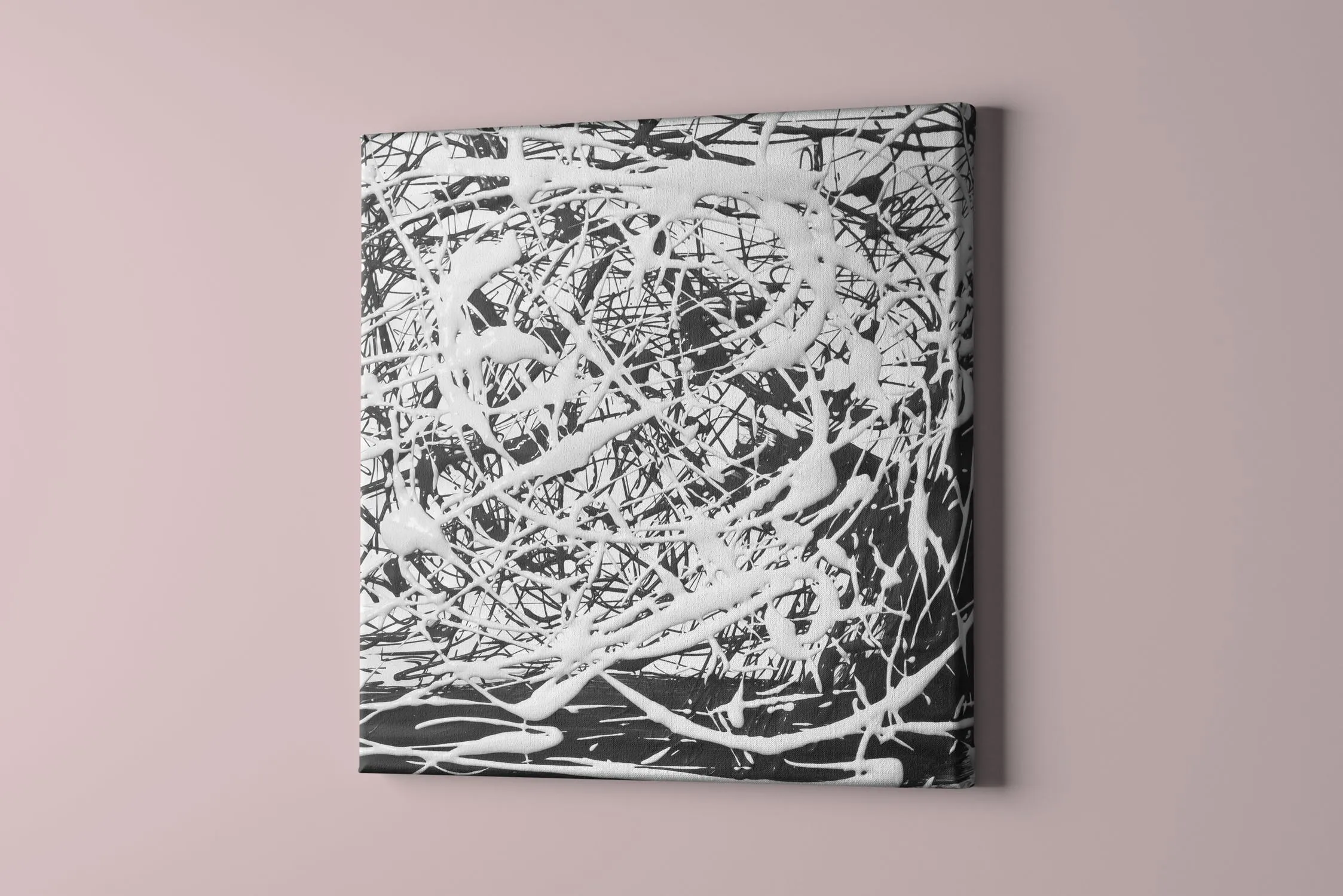 艺术创作展览画布样机v3 Canvas Mock-up 3插图(8)