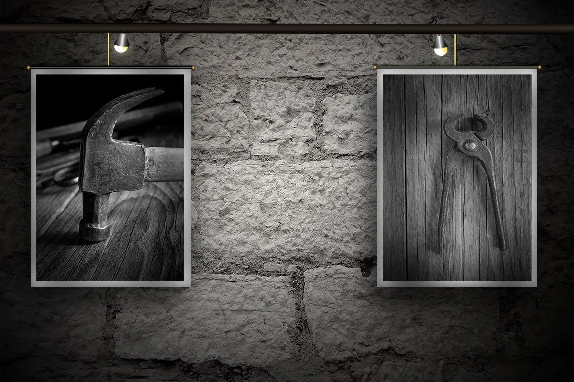 画廊预览照片/画作/海报设计样机 Exhibit插图(3)