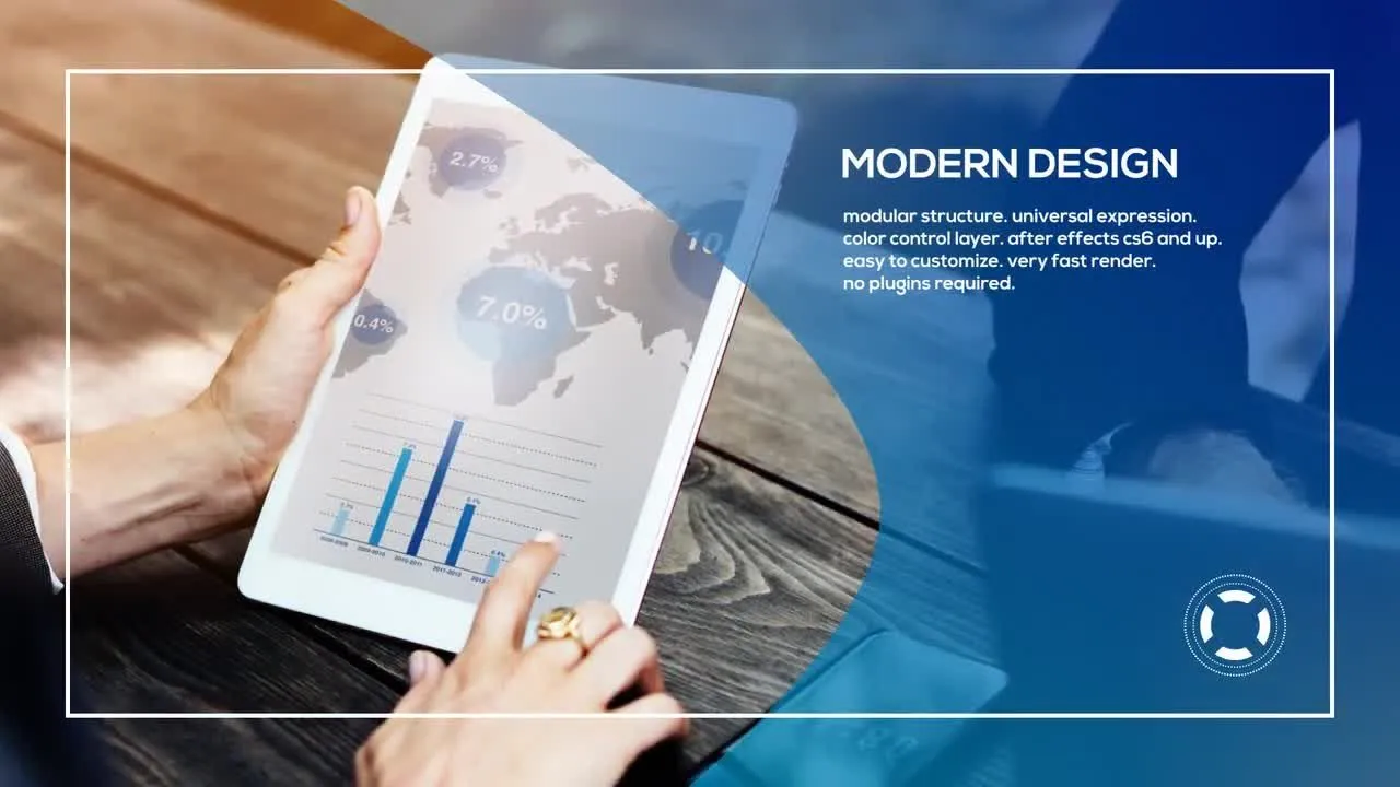 公司企业形象宣传片像素设计精选AE模板