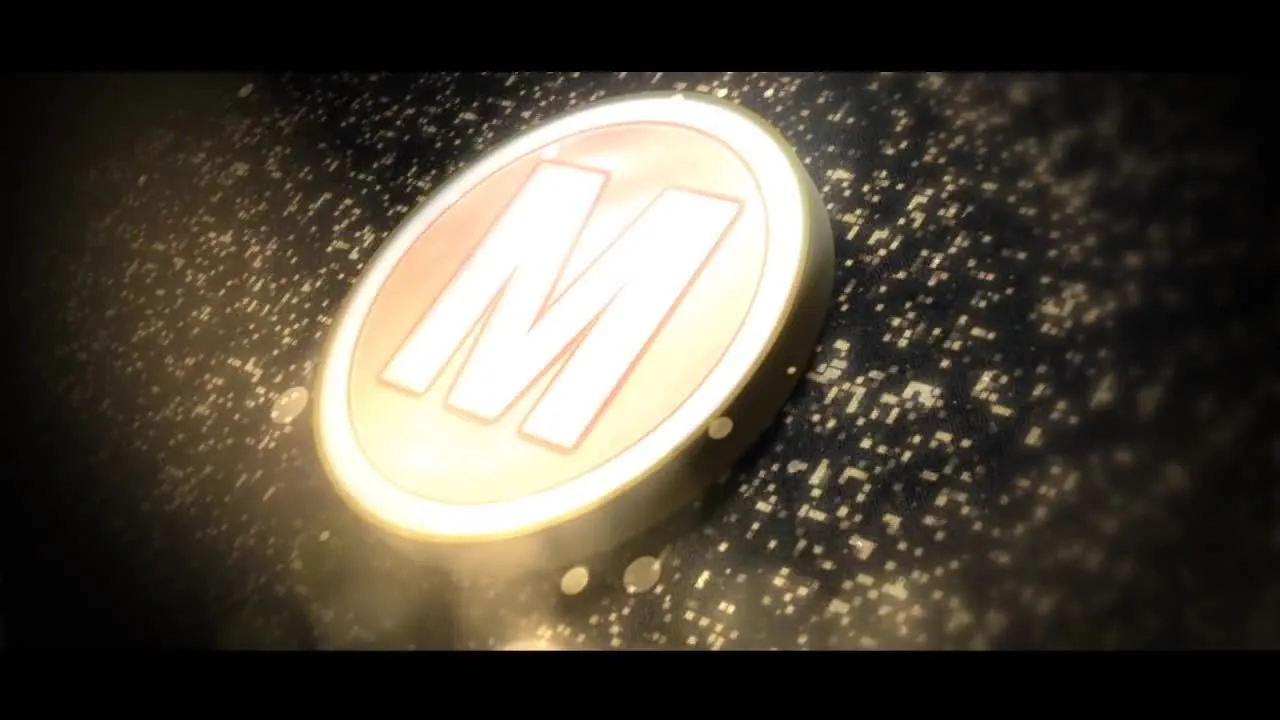 黄金时代企业项目徽标显示像素设计精选AE模板