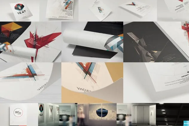 广告海报预览展示样机模板 Poster Mockups插图(1)