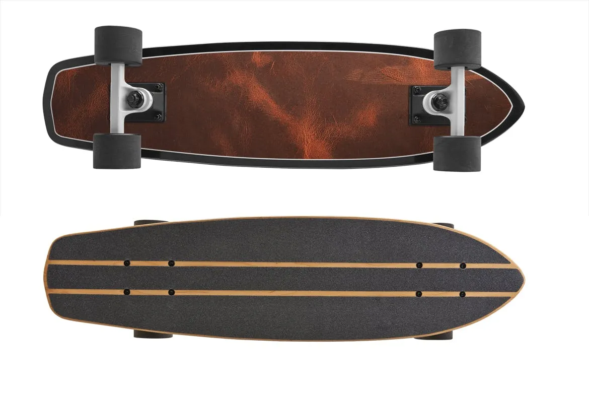 滑板外观设计俯视图&底部图样机模板 Skate_Board_Mockup插图(2)