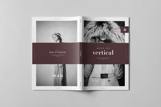 A4规格杂志设计样机模板 A4 Magazine Mock-up 3插图(10)